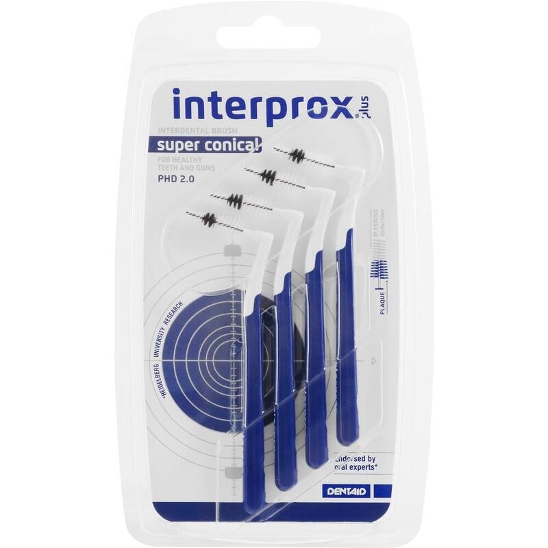 INTERPROX plus super conical blau Interdentalbür.