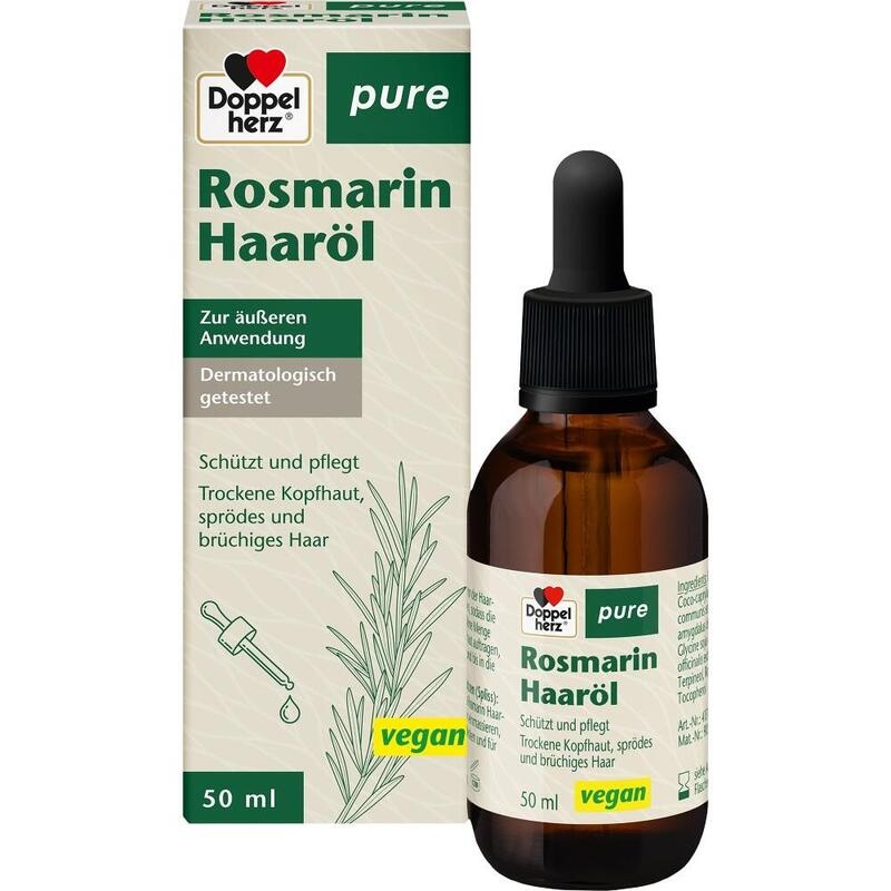 DOPPELHERZ Rosmarin Haaröl pure