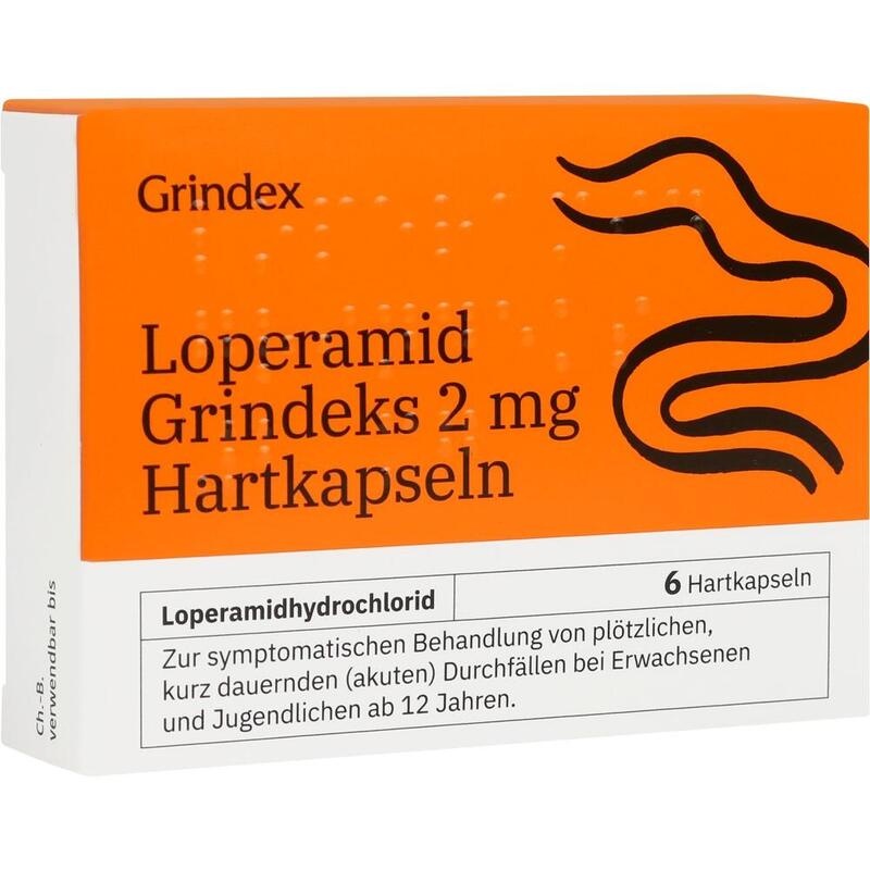 LOPERAMID Grindeks 2 mg Hartkapseln