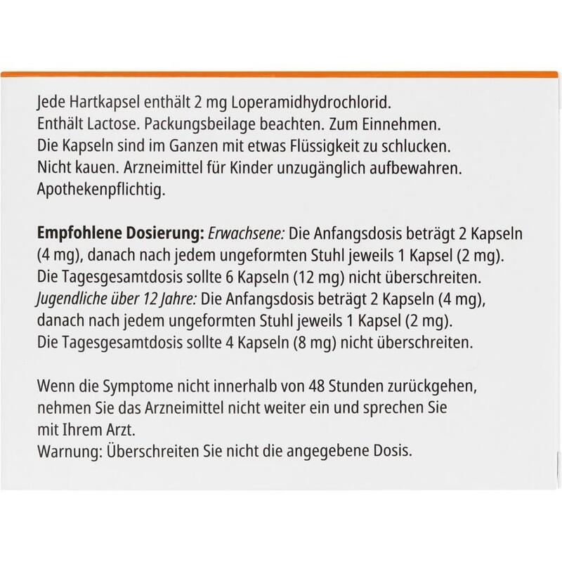 LOPERAMID Grindeks 2 mg Hartkapseln