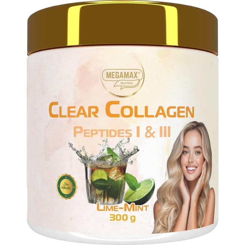 COLLAGEN CLEAR Glow Kollagen Peptide Lime-Minze