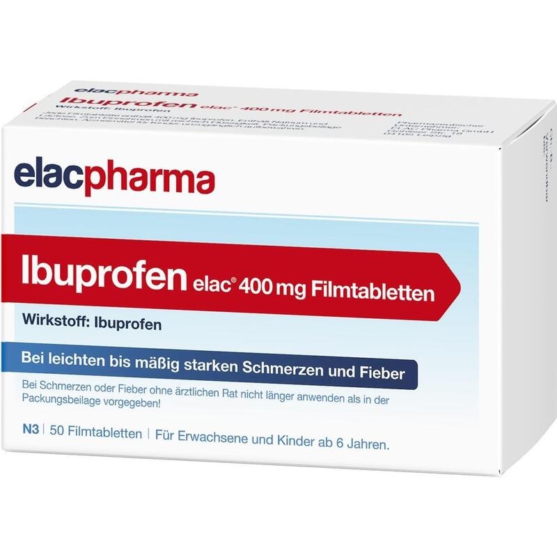 IBUPROFEN elac 400 mg Filmtabletten