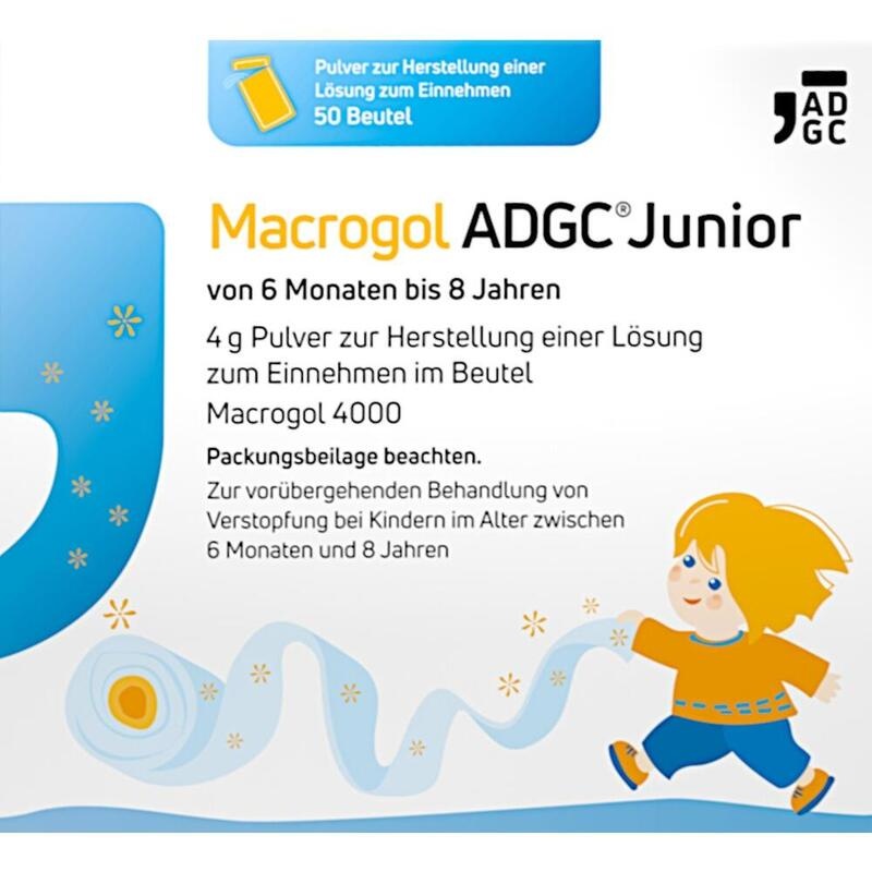 MACROGOL ADGC Junior 6M-8J 4g Plv.z.H.e.L.z.Einn.