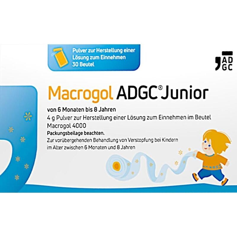 MACROGOL ADGC Junior 6M-8J 4g Plv.z.H.e.L.z.Einn.