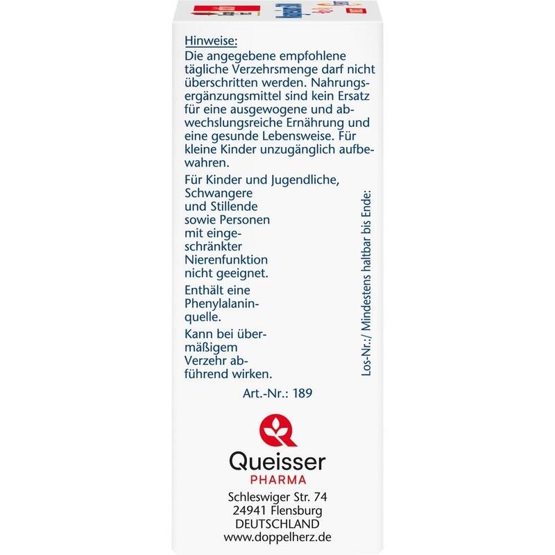 DOPPELHERZ Magnesium 500+B12+D3 Depot DIRECT Pell.