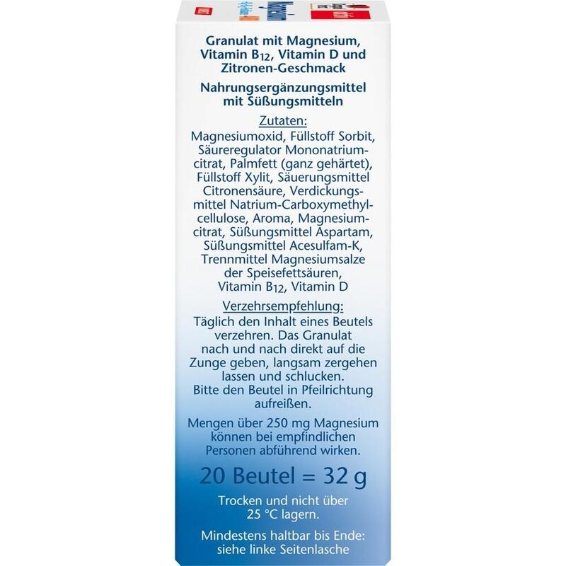 DOPPELHERZ Magnesium 500+B12+D3 Depot DIRECT Pell.