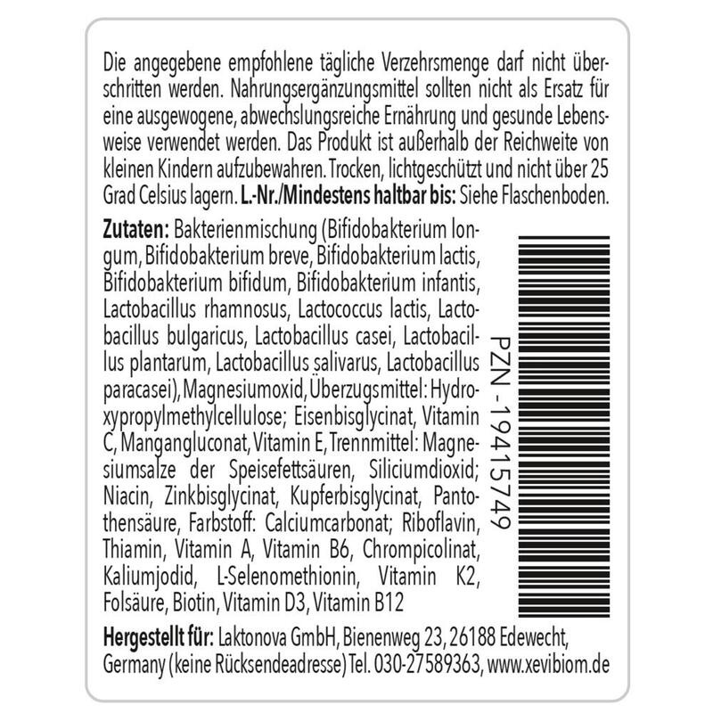 XEVIBIOM daily 12 Bakterienkultur.+21 Vitamine Kps