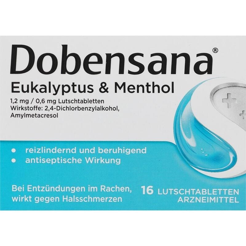 DOBENSANA Eukalyptus & Menthol 1,2mg/0,6mg Lut.-T.