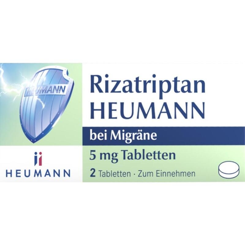 RIZATRIPTAN HEUMANN bei Migräne 5 mg Tabletten