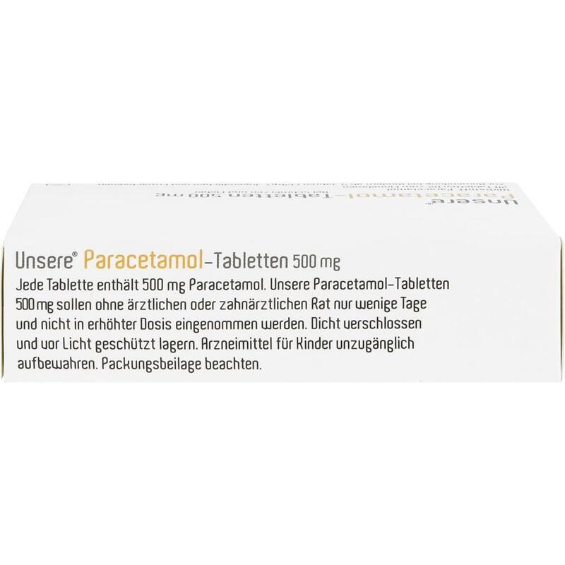 UNSERE Paracetamol-Tabletten 500 mg