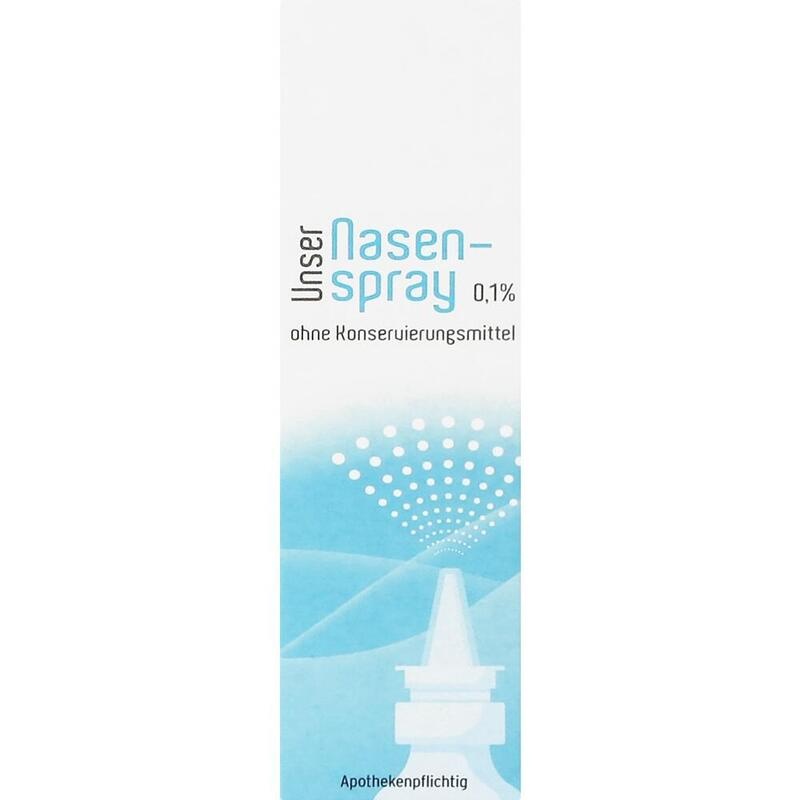 UNSER Nasenspray 0,1% ohne Konservierungsmittel
