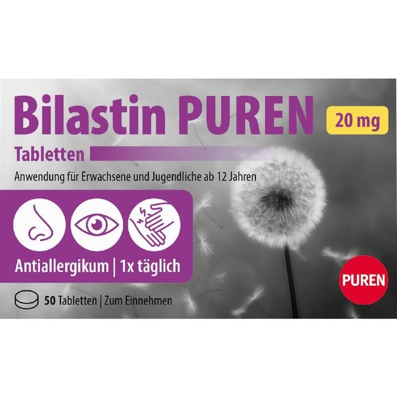 BILASTIN PUREN 20 mg Tabletten