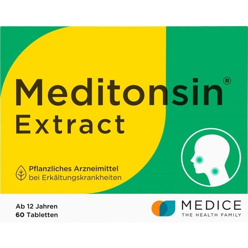 MEDITONSIN Extract pflanzliche Erkältungstabletten