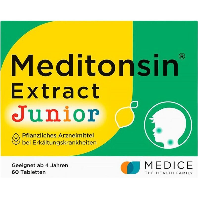 MEDITONSIN Extract Junior pflanzl.Erkältungstabl.