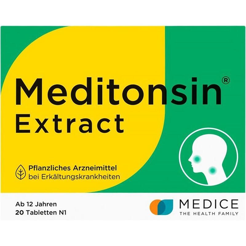 MEDITONSIN Extract pflanzliche Erkältungstabletten
