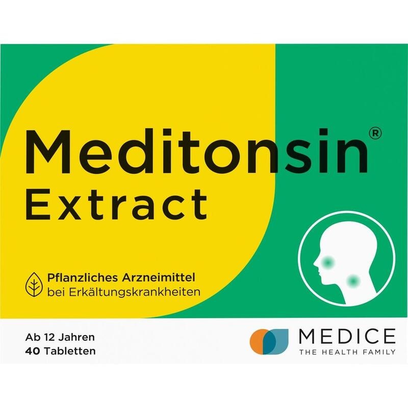 MEDITONSIN Extract pflanzliche Erkältungstabletten