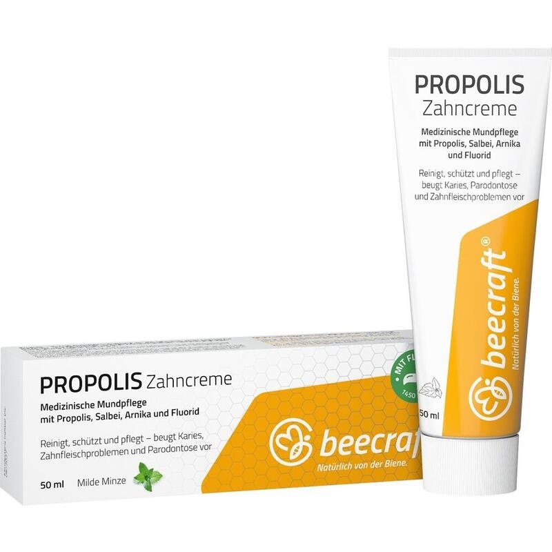 BEECRAFT Propolis Zahncreme Salbei Arnika Fluorid
