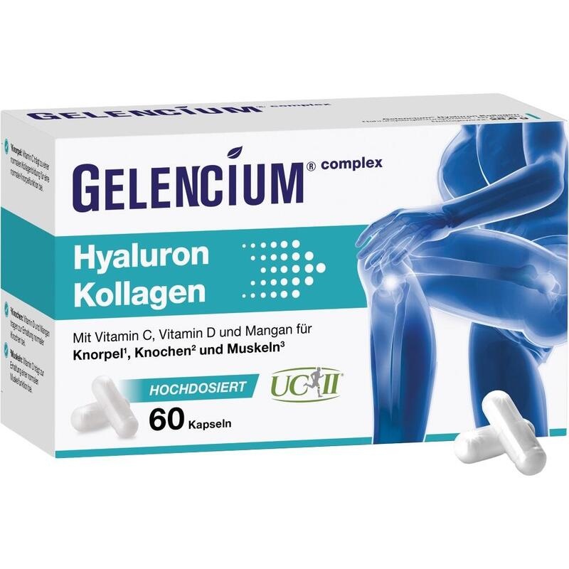 GELENCIUM Hyaluron Kollagen hochdos.Vitamin C Kps.