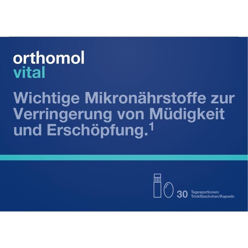 ORTHOMOL Vital Trinkfläschchen/Kapseln Kombipack.