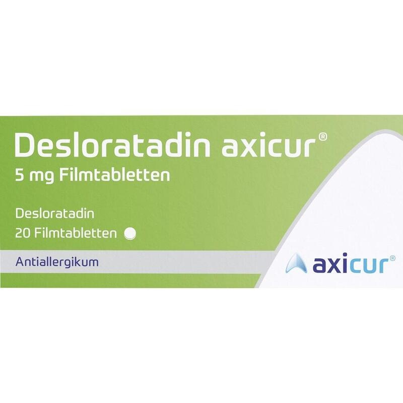 DESLORATADIN axicur 5 mg Filmtabletten